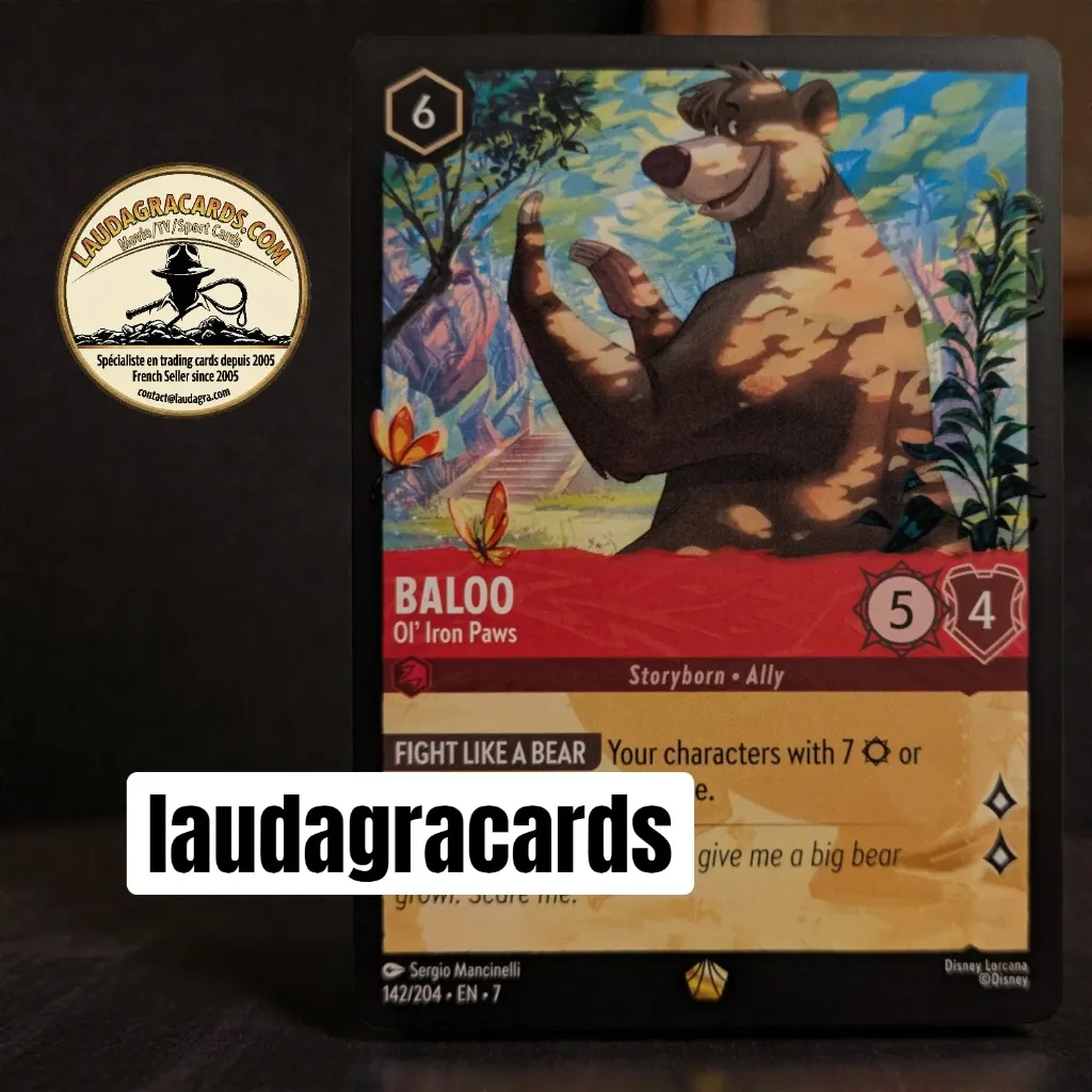 [LORCAZ142] 142  Baloo - Ol' Iron Paws  Single Card