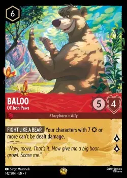142  Baloo - Ol' Iron Paws  Single Card