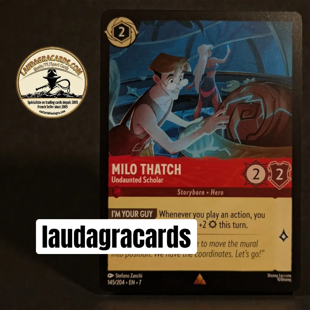[LORCAZ145] 145  Milo Thatch - Undaunted Scholar  Single Card