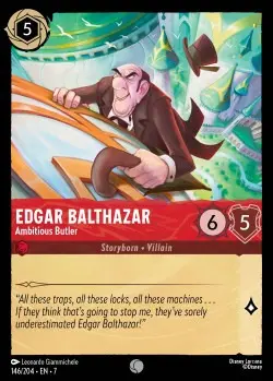 146  Edgar Balthazar - Ambitious Butler  Single Card