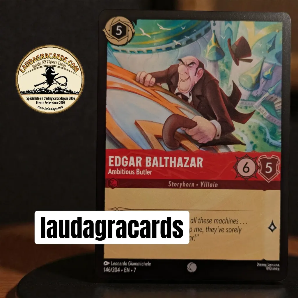 [LORCAZ146] 146  Edgar Balthazar - Ambitious Butler  Single Card