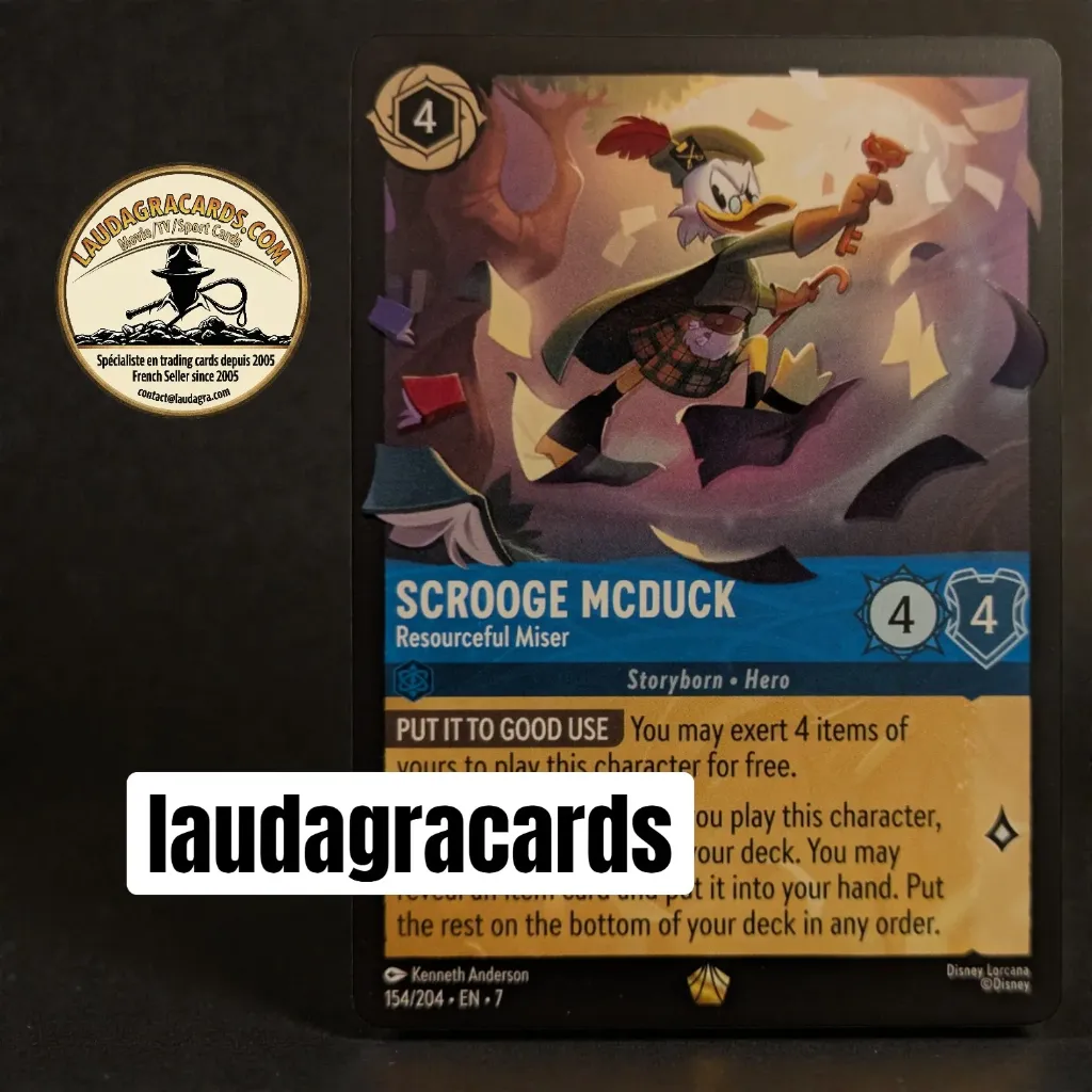 [LORCAZ154] 154  Scrooge McDuck - Resourceful Miser  Single Card