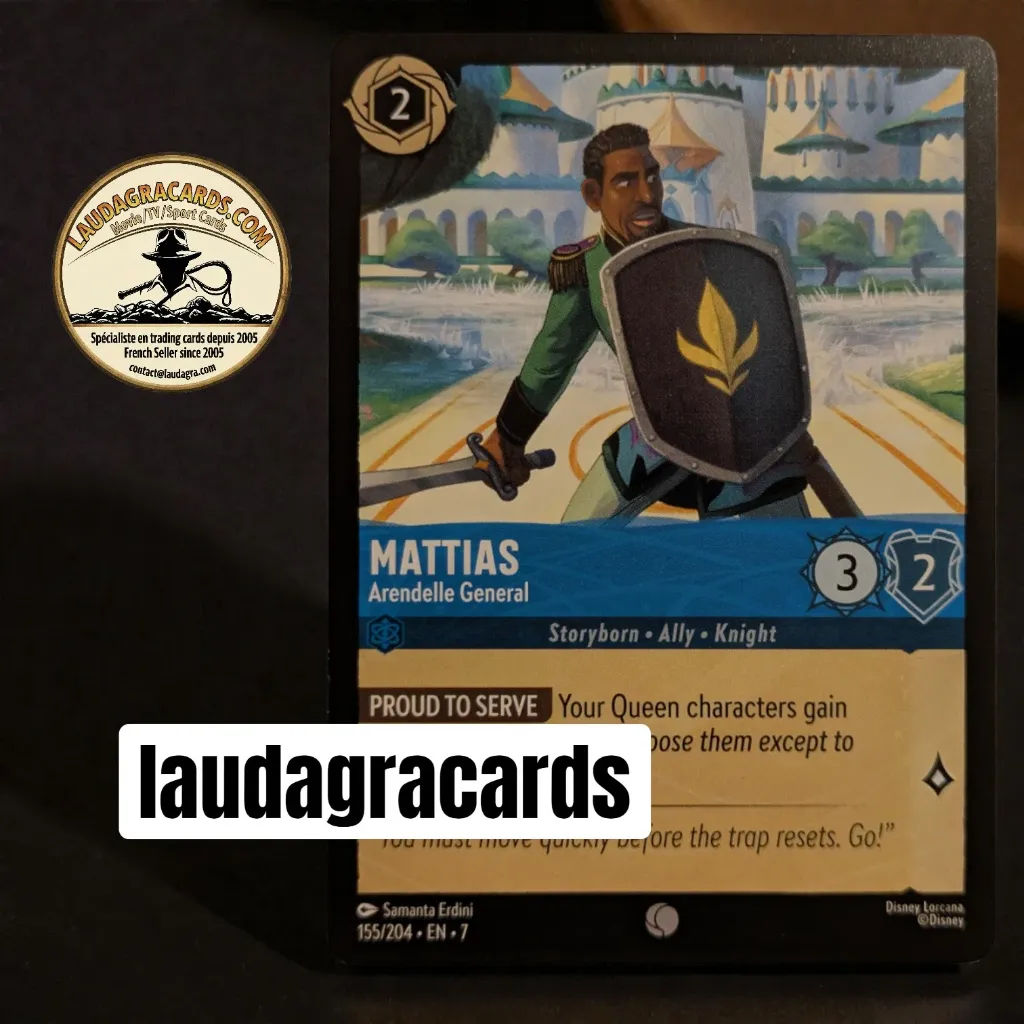 [LORCAZ155] 155  Mattias - Arendelle General  Single Card
