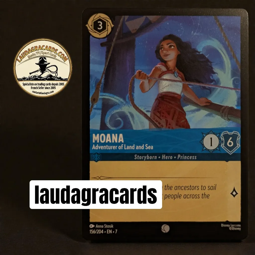 [LORCAZ156] 156  Moana - Adventurer of Land and Sea  Single Card