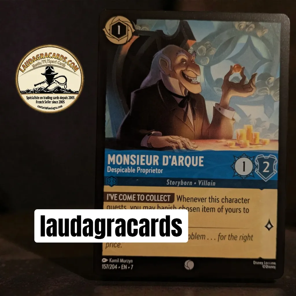 [LORCAZ157] 157  Monsieur D'Arque - Despicable Proprietor  Single Card