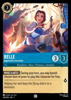 159  Belle - Apprentice Inventor  Single Card