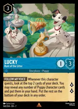 160  Lucky - Runt of the Litter  Single Card