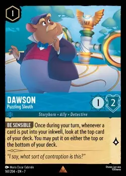 161  Dawson - Puzzling Sleuth  Single Card