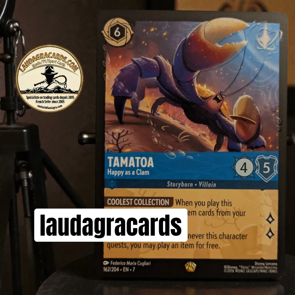 [LORCAZ162] 162  Tamatoa - Happy as a Clam  Single Card