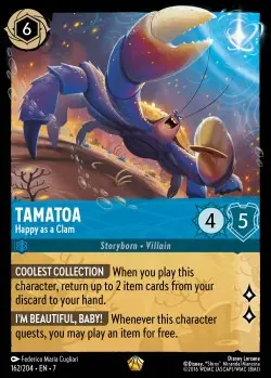 162  Tamatoa - Happy as a Clam  Single Card