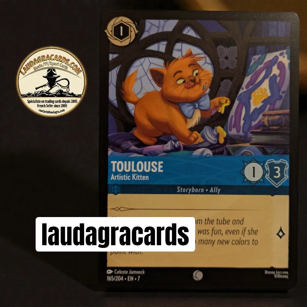 [LORCAZ165] 165  Toulouse - Artistic Kitten  Single Card
