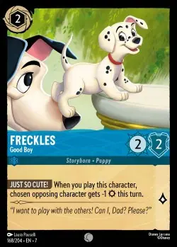 168  Freckles - Good Boy  Single Card