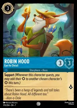 170  Robin Hood - Eye for Detail  Single Card