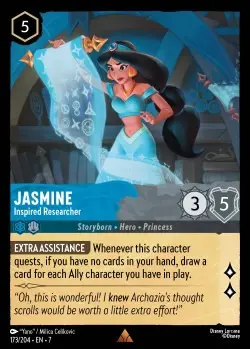 173  Jasmine - Inspired Researcher  Single Card