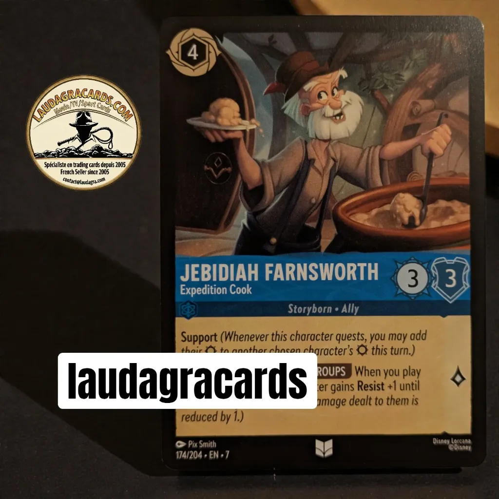[LORCAZ174] 174  Jebidiah Farnsworth - Expedition Cook  Single Card