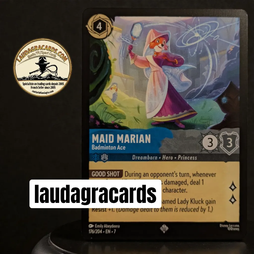 [LORCAZ176] 176  Maid Marian - Badminton Ace  Single Card