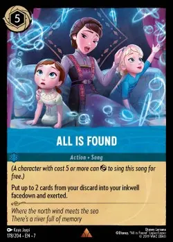 178  All Is Found  Single Card