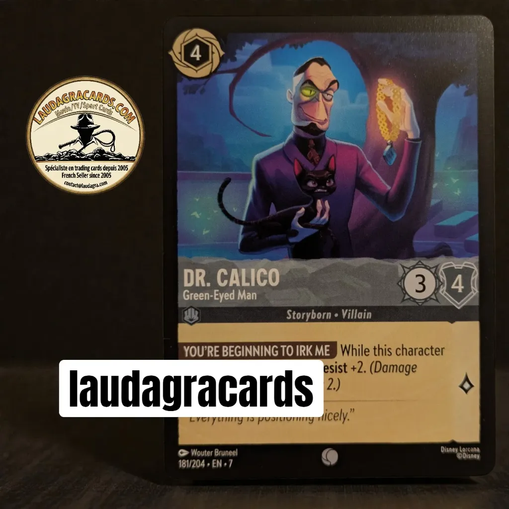 [LORCAZ181] 181  Dr. Calico - Green-Eyed Man  Single Card