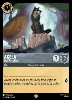 182  Akela - Wolf Pack Elder  Single Card