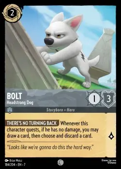184  Bolt - Headstrong Dog  Single Card