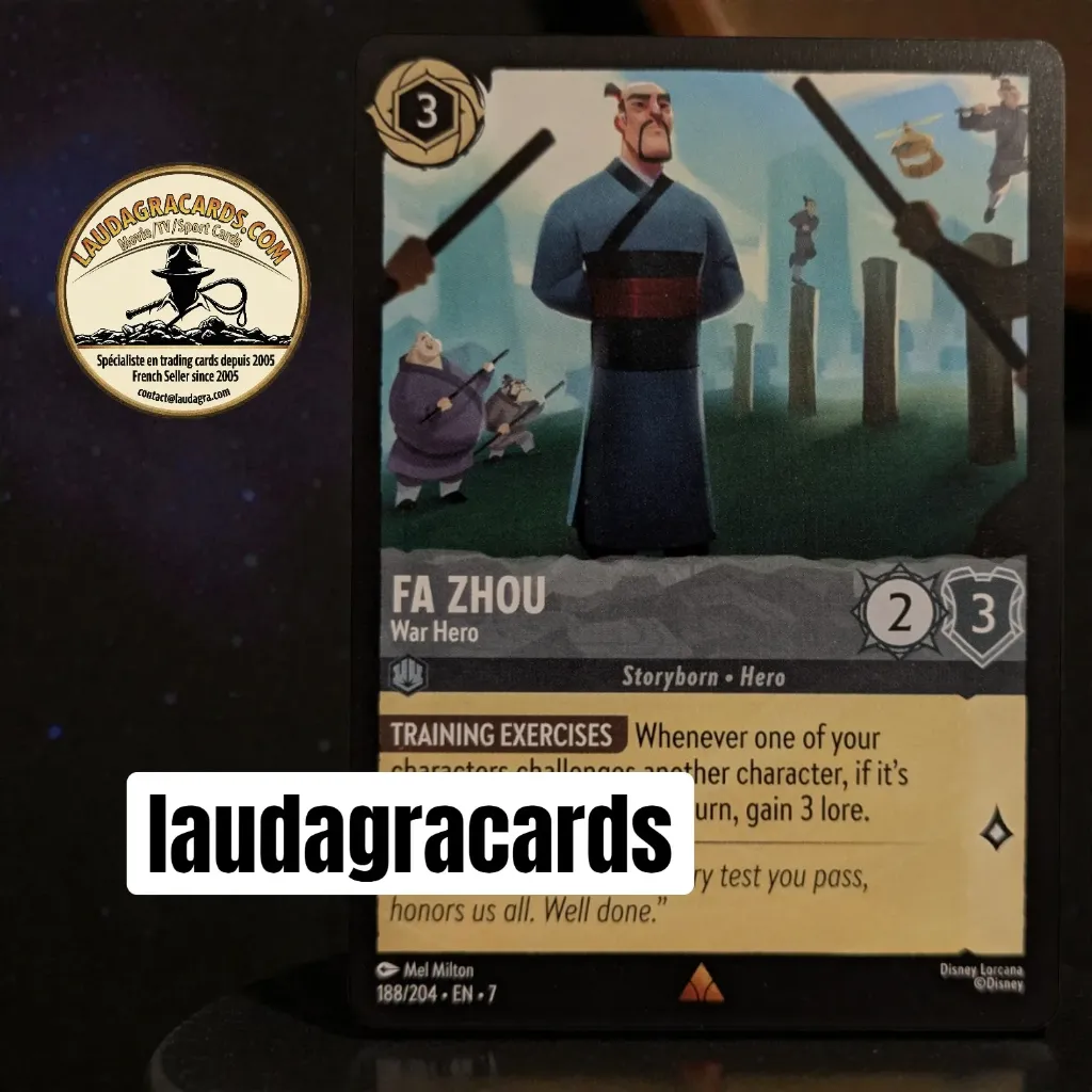 [LORCAZ188] 188  Fa Zhou - War Hero  Single Card
