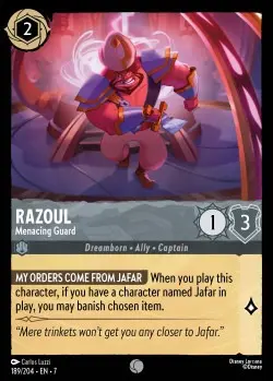 189  Razoul - Menacing Guard  Single Card