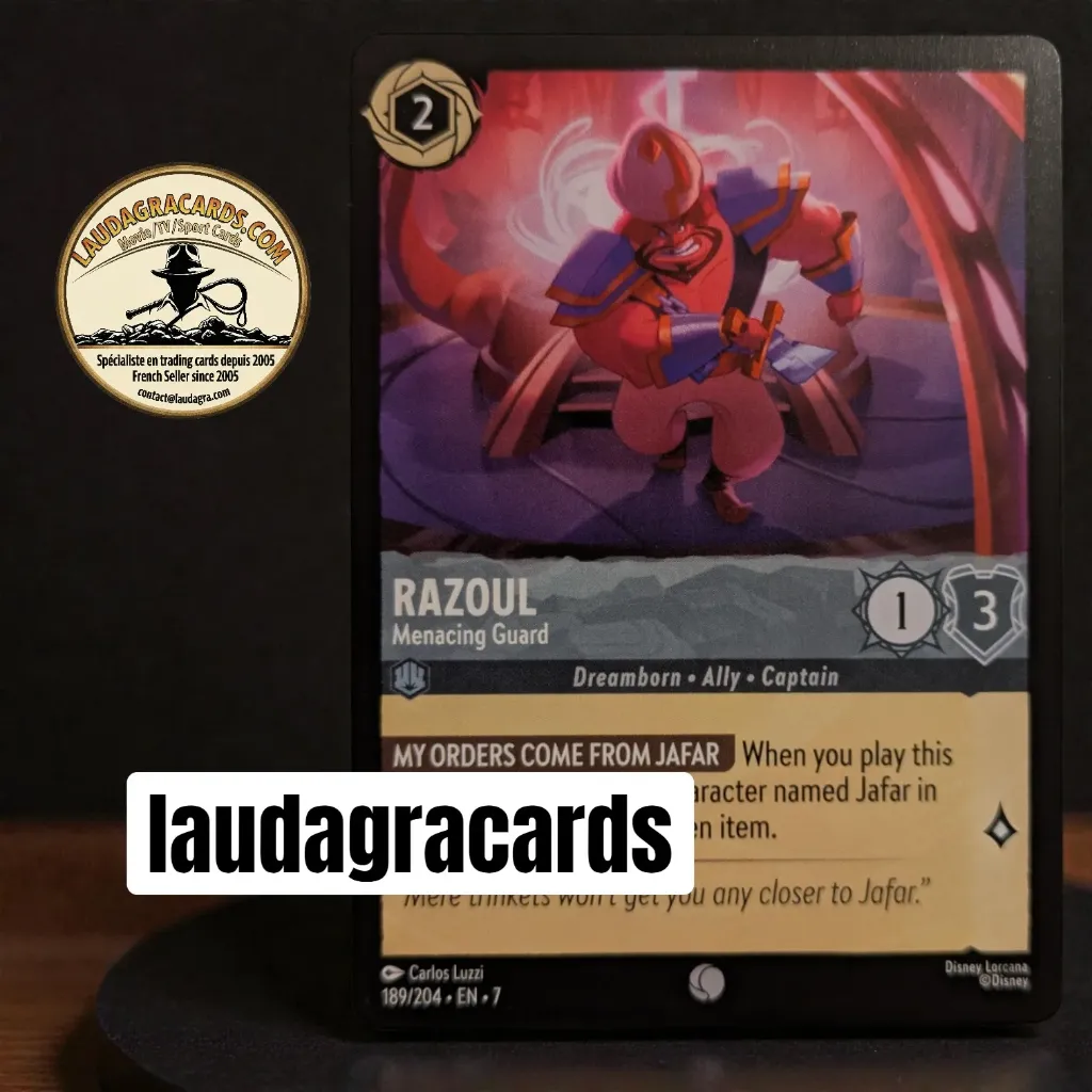 [LORCAZ189] 189  Razoul - Menacing Guard  Single Card