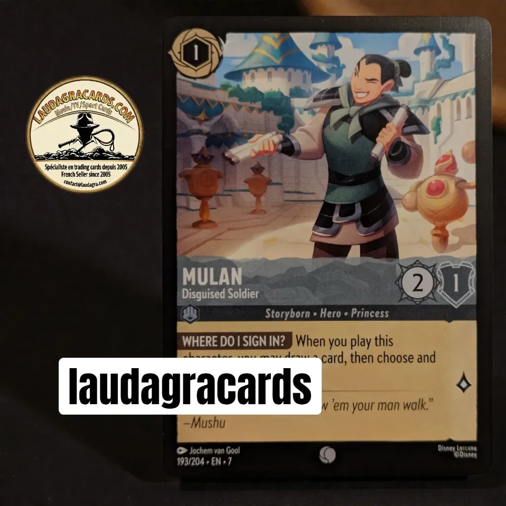 [LORCAZ193] 193  Mulan - Disguised Soldier  Single Card
