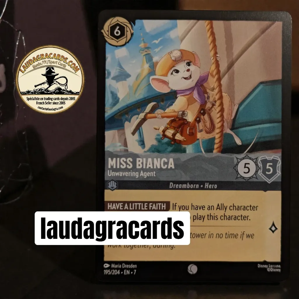 [LORCAZ195] 195  Miss Bianca - Unwavering Agent  Single Card