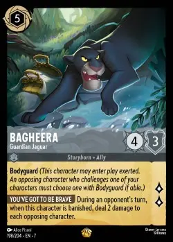 198  Bagheera - Guardian Jaguar  Single Card