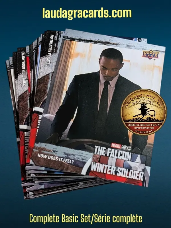 THE FALCON AND THE WINTER SOLDIER Base Set/Série complète de cards