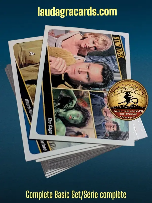 [STARCAPT] STAR TREK - THE CAPTAIN'S COLLECTION Base Set/Série complète de cards