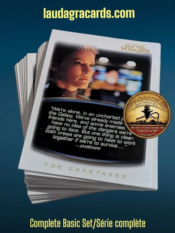 THE QUOTABLE STAR TREK VOYAGER Base Set/Série complète de cards
