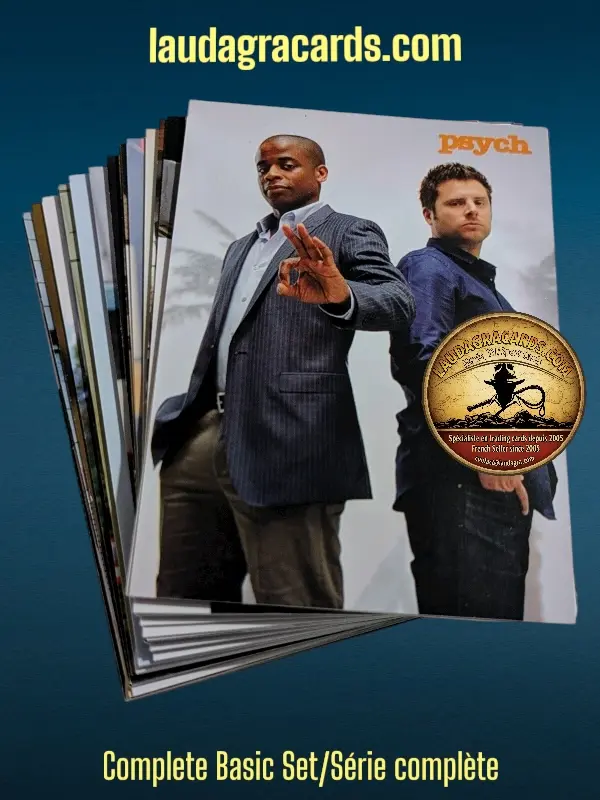 PSYCH SEASONS 5-8 Base Set/Série complète de cards