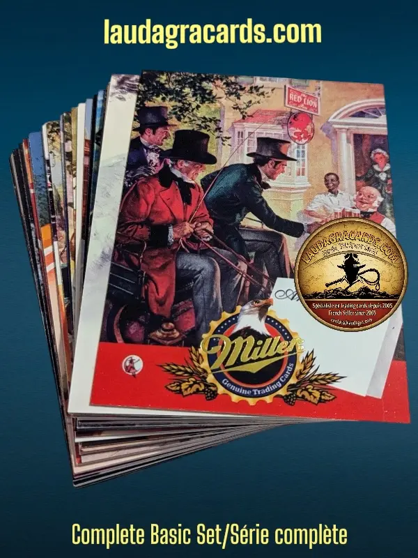 [MILLERB] MILLER BREWING / BRASSERIE MILLER Base Set/Série complète de cards