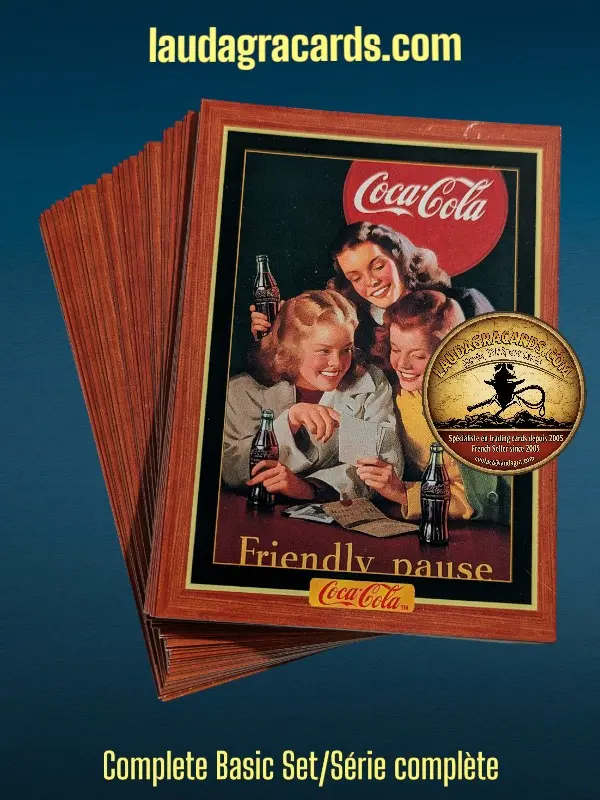 [COCA04] COCA COLA SERIES 4 Base Set/Série complète de cards