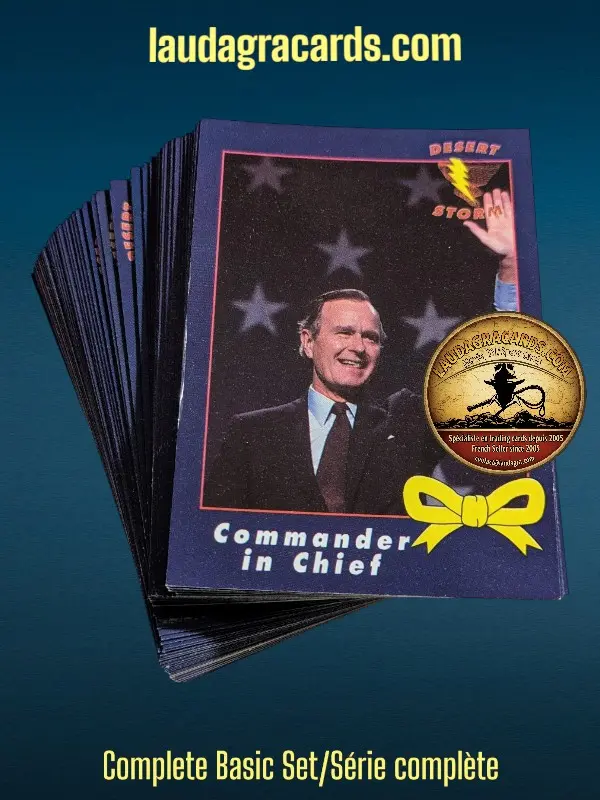 [DESERTST] DESERT STORM OPERATION YELLOW RIBBON Base Set/Série complète de cards