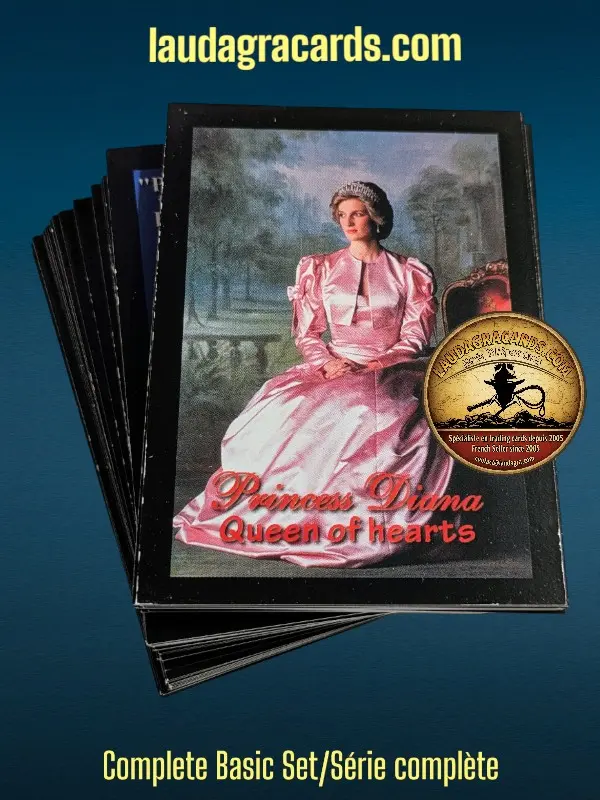 [DIANA] PRINCESS DIANA  QUEEN OF HEARTS Base Set/Série complète de cards