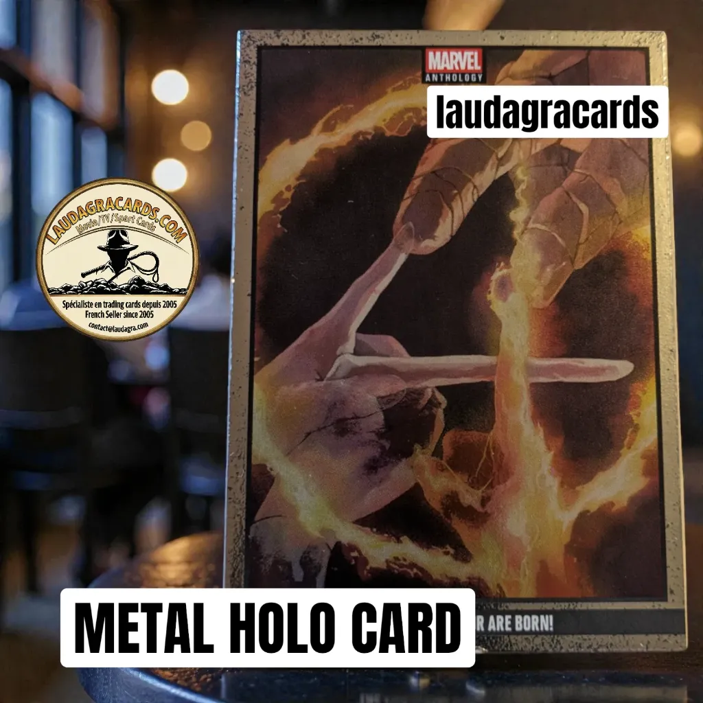 [ANTHMETAL 001] 001  The Fantastic Four Are Born!  - Metal Holo card