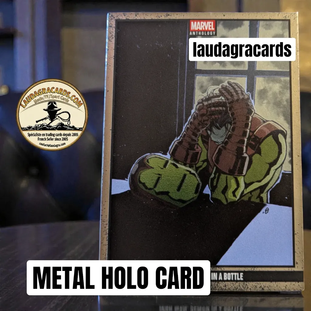 [ANTHMETAL 018] 018  Iron Man: Demon in a Bottle  - Metal Holo card