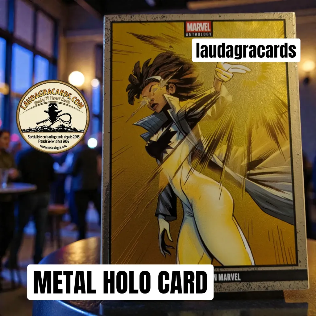 [ANTHMETAL 022] 022  The New Captain Marvel  - Metal Holo card