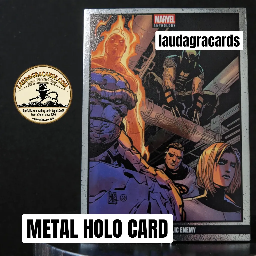 [ANTHMETAL 059] 059  Wolverine: Public Enemy  - Metal Holo card