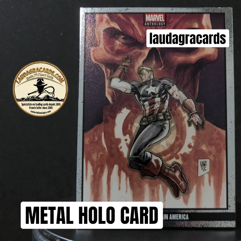 [ANTHMETAL 066] 066  The Death of Captain America  - Metal Holo card