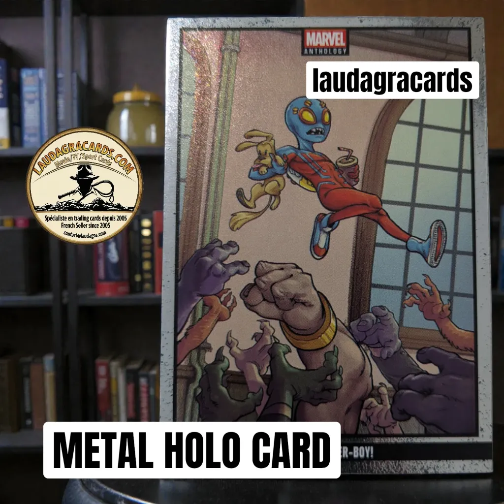 [ANTHMETAL 095] 095  Enter... Spider-Boy!  - Metal Holo card