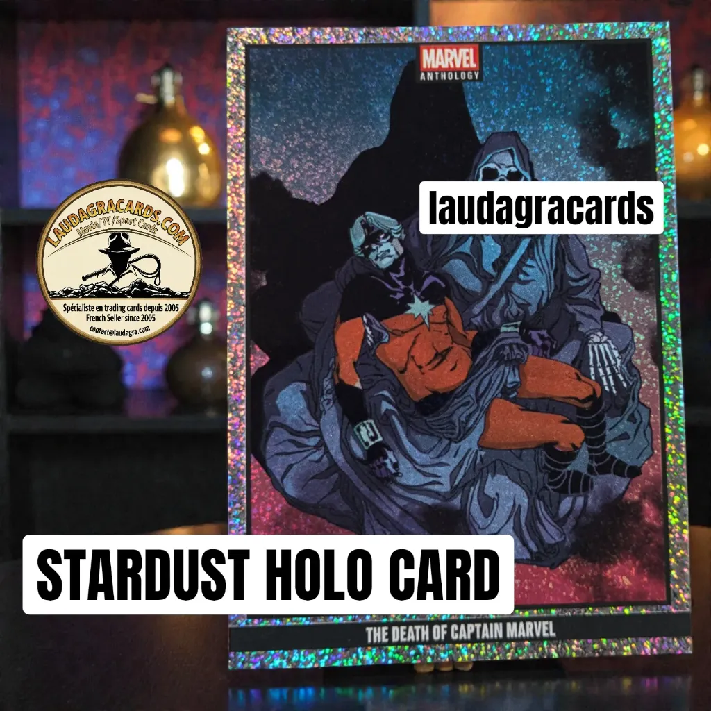 [ANTHSTAR 020] 020  The Death of Captain Marvel  - Stardust Holo Card