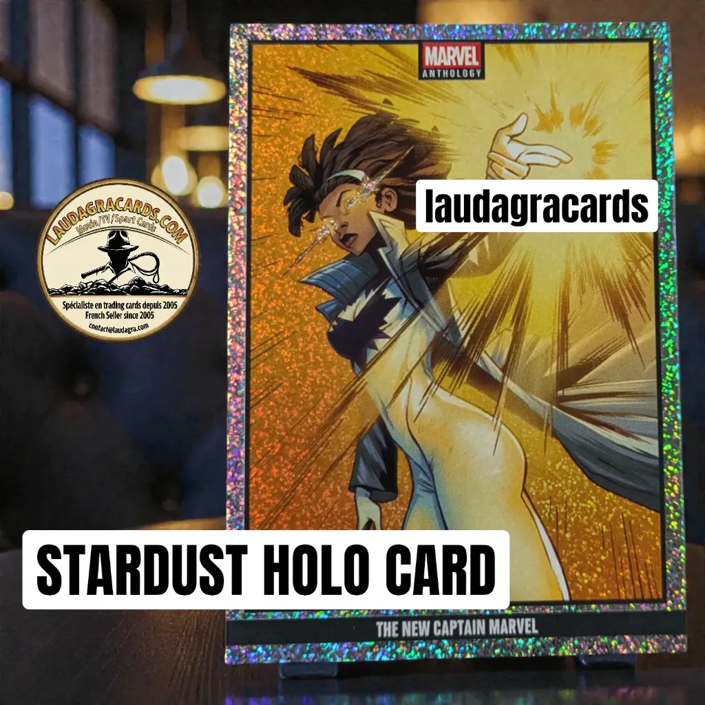 [ANTHSTAR 022] 022  The New Captain Marvel  - Stardust Holo Card