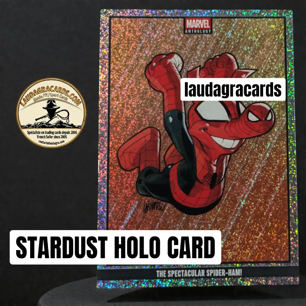 [ANTHSTAR 026] 026  The Spectacular Spider-Ham!  - Stardust Holo Card