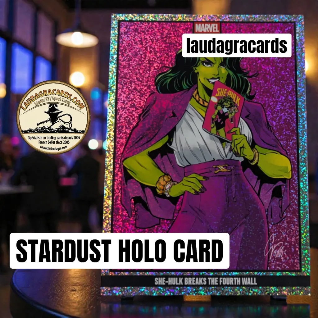 [ANTHSTAR 035] 035  She-Hulk Breaks the Fourth Wall  - Stardust Holo Card