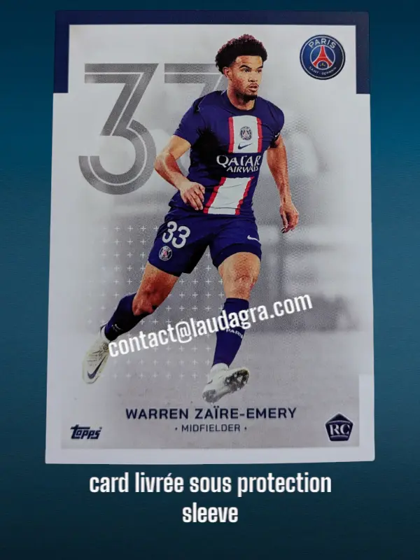 Warren Zaire Emery Card N° 10