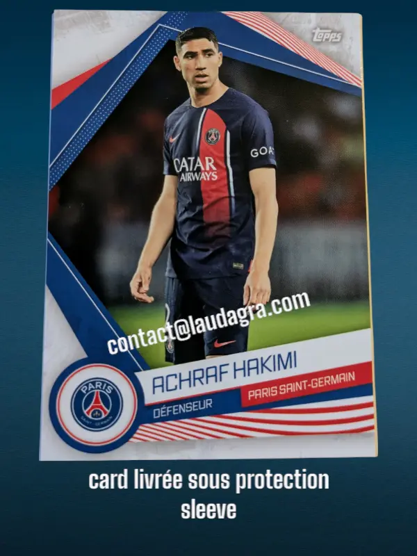 Achraf Hakimi Card N° PSG-3